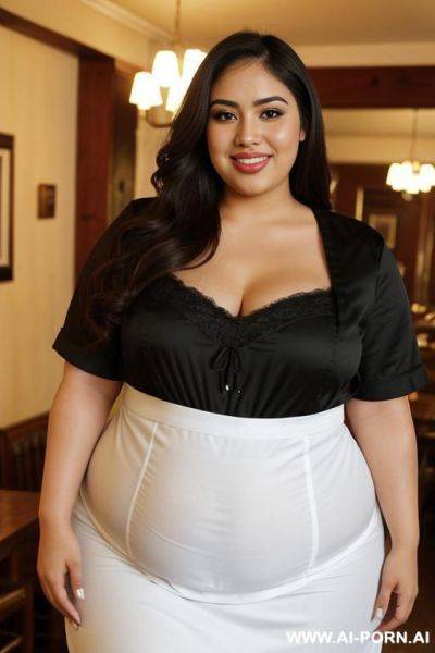 Mexican, hot supermodel, pear shaped, extra thicc, chola, fat, massive thighs, chubby face - ai-porn.ai - Mexico on pornintellect.com