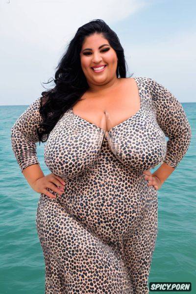 Gigantic huge wide hips, front view, long black wavy hair, laughing - spicy.porn - Italy on pornintellect.com