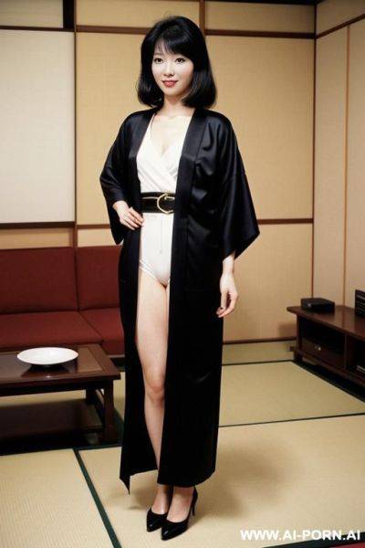 1980s style. 1980s. 1983. japanese woman. in kimono. h: short. cutie. - ai-porn.ai - Japan on pornintellect.com