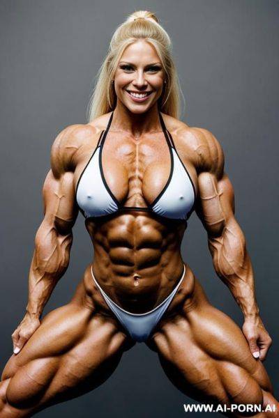 Tall, tanned comive swimmer with muscular body. long legs and great calif and wears sexy high hellsshe is also porn actress who makes men cum quicklyher shaved wet pussy - ai-porn.ai on pornintellect.com