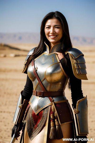 Steppe khan ancient soldier - ai-porn.ai on pornintellect.com