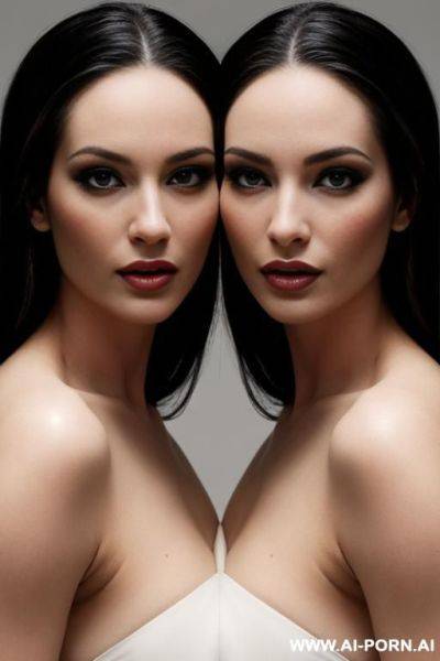 Conjoined twins, two heads - ai-porn.ai on pornintellect.com