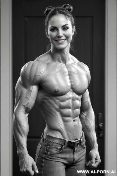 ((color photo)), (naked), (nude), ((very slender most muscular british fbb woman actress k. knightley only)), ((((nude sinewy slender beautiful pretty smiling british fbb muscle woman actress k. - ai-porn.ai - Britain on pornintellect.com