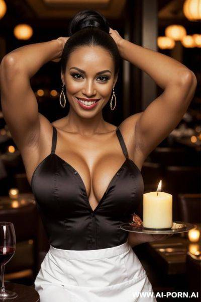 Very dark skin; strong african features - ai-porn.ai on pornintellect.com
