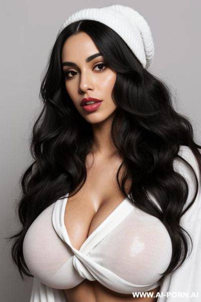 British white african mixed race, massive huge gigantic boobs, big lips, large lips, long voluminous wavy hair, british white african mixed race, massive huge gigantic boobs, big lips, large lips, long voluminous wavy hair - ai-porn.ai - Britain on pornintellect.com