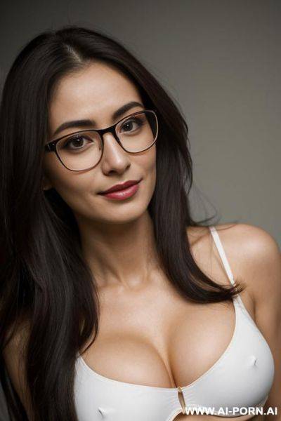 In glasses. long hair - ai-porn.ai on pornintellect.com