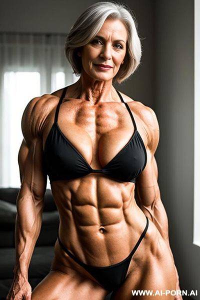 Muscular grandma - ai-porn.ai on pornintellect.com