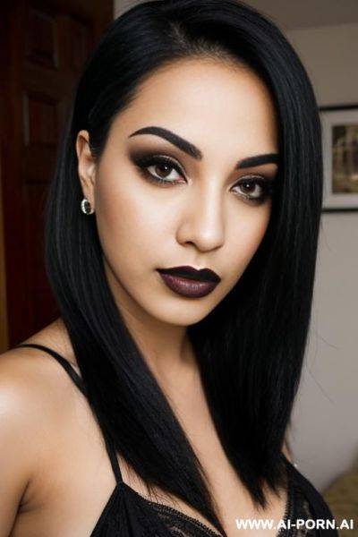 Beautiful emo hispanic mid 20s woman - ai-porn.ai on pornintellect.com
