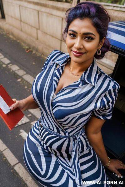 Pov from front, indian woman, gorgeous, beautiful curvy, nude, leaning over, medium shot - ai-porn.ai - India on pornintellect.com