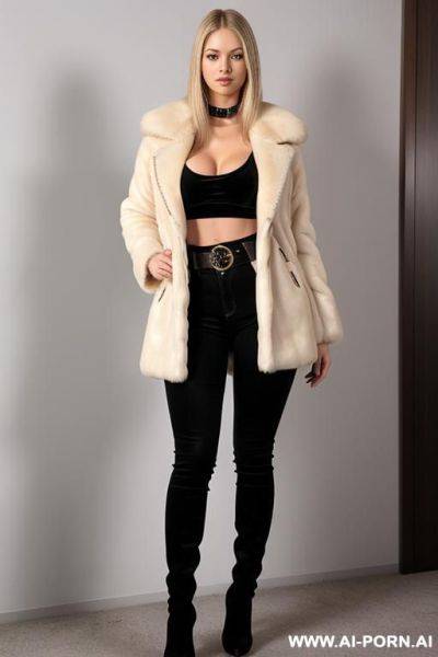 Nude prostitute full body fur jacket long full high knee boots - ai-porn.ai on pornintellect.com