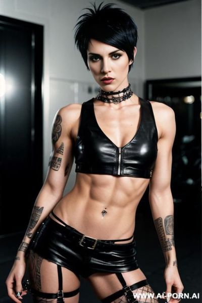 0s rocker chick on the drums.medium tits. 0s clothes. - ai-porn.ai on pornintellect.com