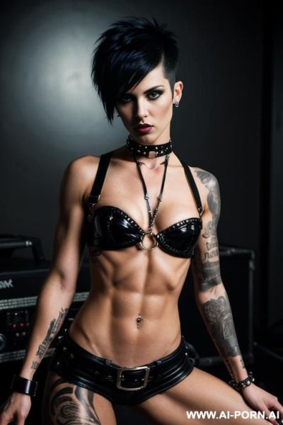 0s rocker chick on the drums. - ai-porn.ai on pornintellect.com