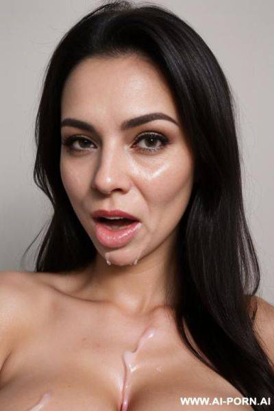 Cum all over face - ai-porn.ai on pornintellect.com