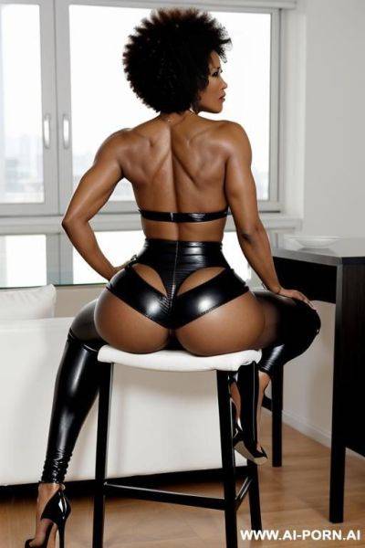 (afro american hot tall milf) (tight fit leggings) (naked tits) (hot abs) (full body shot) (high heels) (huge boobs) (topless) (hot ass) - ai-porn.ai - Usa on pornintellect.com
