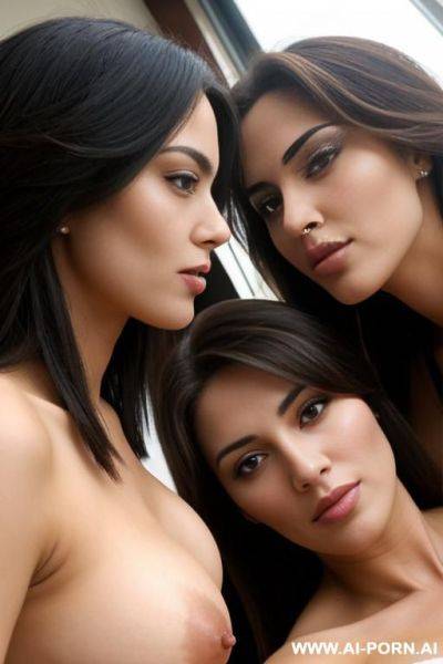 Woman has sex with perfect babe, missionary - ai-porn.ai on pornintellect.com