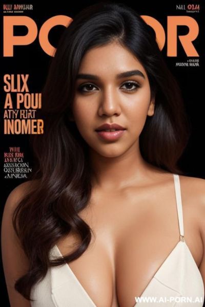 Porn magazine cover, bhumi pednekar - ai-porn.ai on pornintellect.com