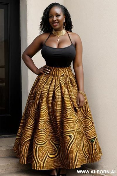 African chuch breast big skirt - ai-porn.ai on pornintellect.com