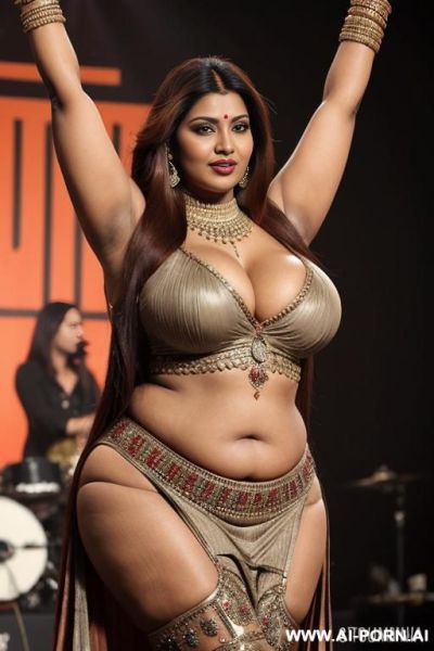 Indian wife raising hands - ai-porn.ai - India on pornintellect.com