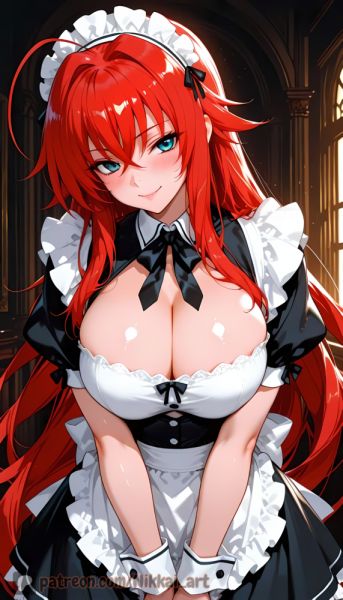 Who would want Rias as a maid? - xgroovy.com on pornintellect.com
