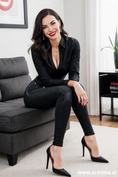 (suburban mom) (black jeans) - ai-porn.ai on pornintellect.com