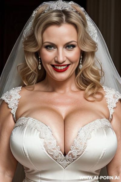 (((cleavage))), (((gigantic boobs))), closeup, lipstick - ai-porn.ai on pornintellect.com