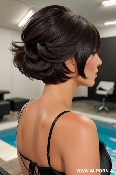 Athletic brunette bubble butt feathered hair - ai-porn.ai on pornintellect.com