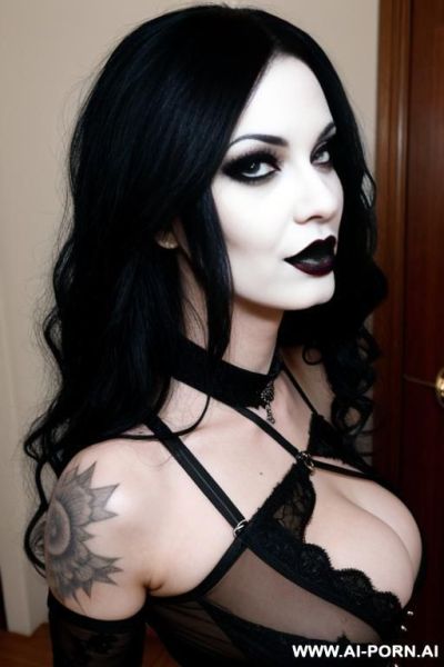 Goth cuck woman - ai-porn.ai on pornintellect.com