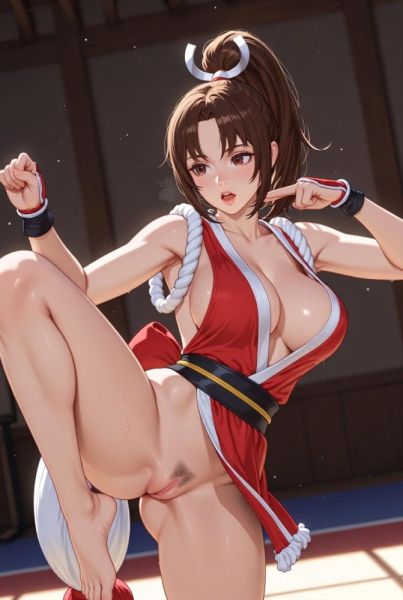 Mai Shiranui - xgroovy.com on pornintellect.com
