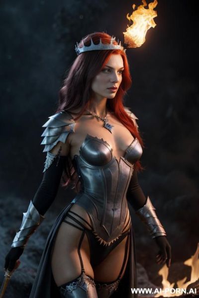 (topless), (nude breasts), dominant pose, (eye contact), looking at viewer, arrogant look, cruel woman, arrogant face, ultra realistic, slender body, (((sharp breasts))), dark ash skin, (((dark gray - ai-porn.ai on pornintellect.com