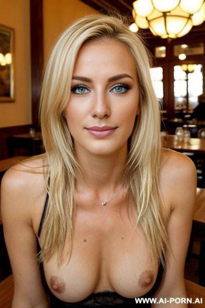 Waiting at the restaurant. - ai-porn.ai on pornintellect.com