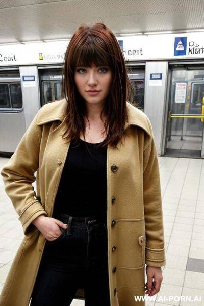 In the metro.sit. wet hair, dirty hair - ai-porn.ai on pornintellect.com