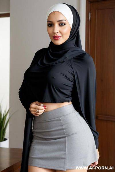 Big ass hijab bih tits hijab - ai-porn.ai on pornintellect.com