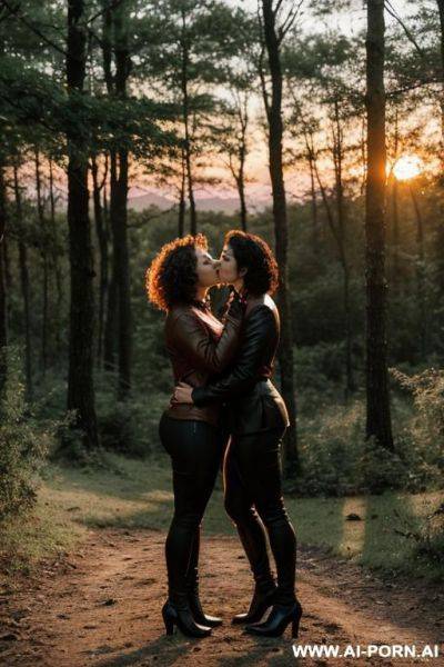 2 womans kiss - ai-porn.ai on pornintellect.com