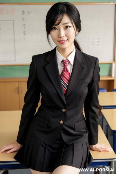 Japanese, teacher, uniform - ai-porn.ai - Japan on pornintellect.com