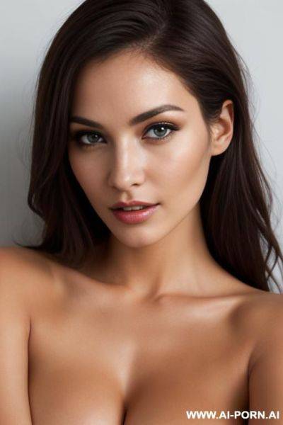 Most beautiful woman ever according to science, totally naked, seductive, eye contact - ai-porn.ai on pornintellect.com