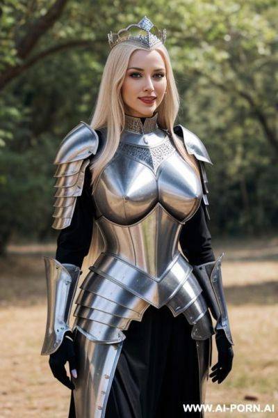 Queen, queen full plate armor, queen full plate rose armor, queen topless full plate armor, queen full plate armor, queen detailed full plate armor, queen high quality full plate armor, queen - ai-porn.ai on pornintellect.com
