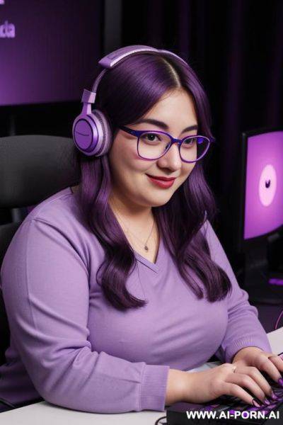 Very , nice cheeks, mexican, long hair, hourglass shaped, nerd, extra thicc, bimbo - ai-porn.ai - Mexico on pornintellect.com