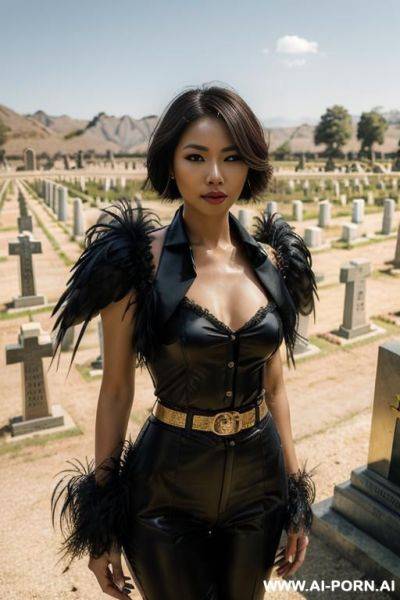 A sexy filipina staring with eyes wide open - ai-porn.ai on pornintellect.com