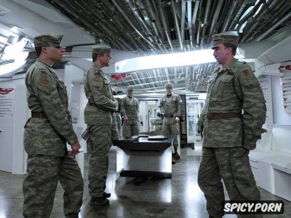 Vivid natural colors embossed bodies in the house of voluntary whores just for soldiers a tiny nymphomaniac depraved wife weighs and reviews three dicks of the soldier who are lined up in - spicy.porn on pornintellect.com