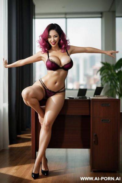 Long penis extruding from her clitoris, woman, - ai-porn.ai on pornintellect.com