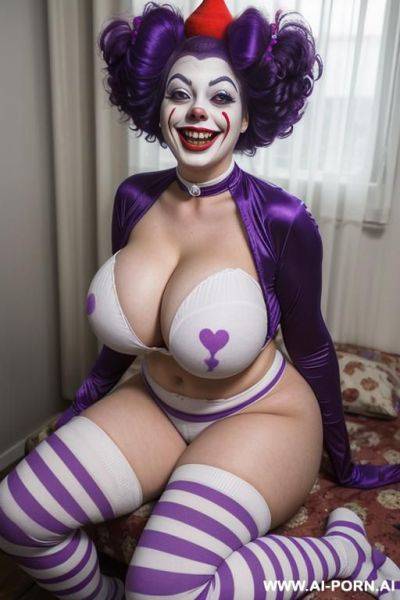 Cute face, large socks, big ass, big tits, smiling, - ai-porn.ai on pornintellect.com