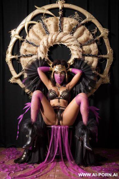 Big ass, cum covered, african, gangbang - ai-porn.ai on pornintellect.com