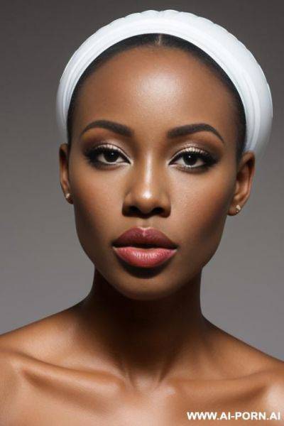Inflated lips, inflatable lips, broad lips, puckered lips, pouty lips, african, dark skin - ai-porn.ai on pornintellect.com