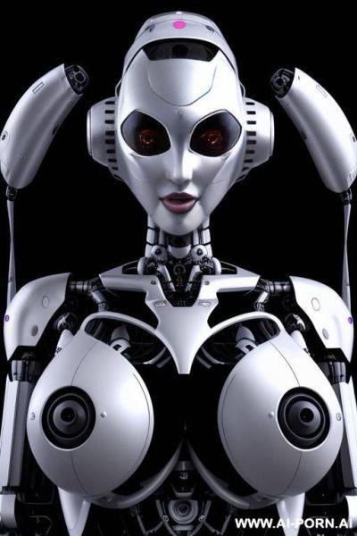 Sexbot, (fully robotic body, huge robotic tits) - ai-porn.ai on pornintellect.com
