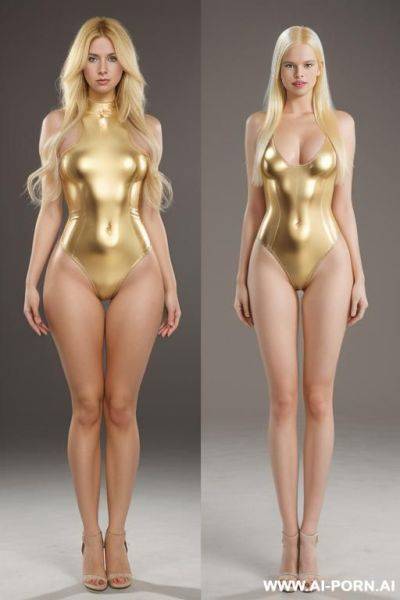 Giant tall blonde, fat belly, long legs - ai-porn.ai on pornintellect.com