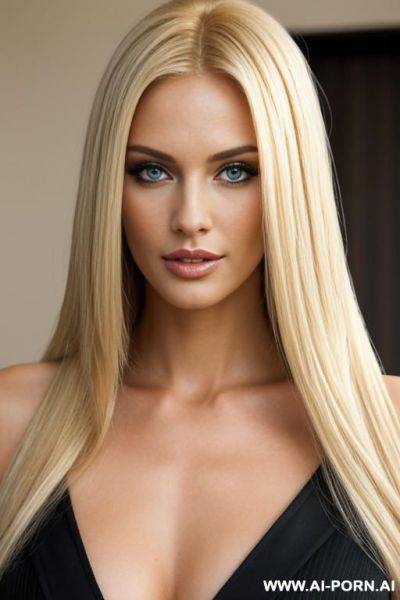 Long, beautiful, flowing, blonde hair - ai-porn.ai on pornintellect.com