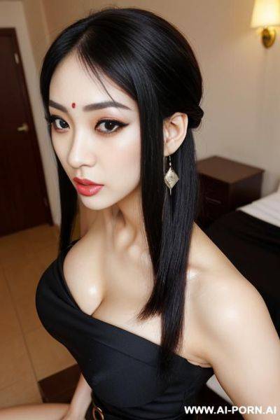 2 malaysian women with big eyes, raised eyebrows, (((raised eyebrows))) (ahegao) (nice hair) (dress skirt) (((extremely beautiful))) (((full lips))) (hoop earrings) (hair accessories) (((hourglass figures))) ((very pretty clean faces)) (((2 women))) - ai-porn.ai - Malaysia on pornintellect.com