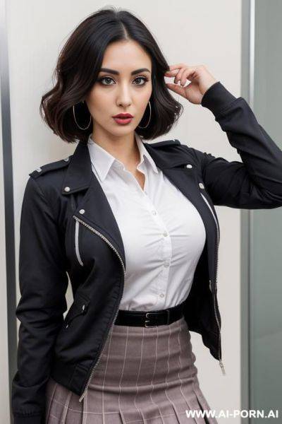 2 turkish goddesses, raised eyebrows, (((raised eyebrows))) (ahegao) (nice hair) (dress skirt) (((extremely beautiful))) (((full lips))) (hoop earrings) (hair accessories) (((hourglass figures))) ((very pretty clean faces)) (((2 women))) - ai-porn.ai - Turkey on pornintellect.com