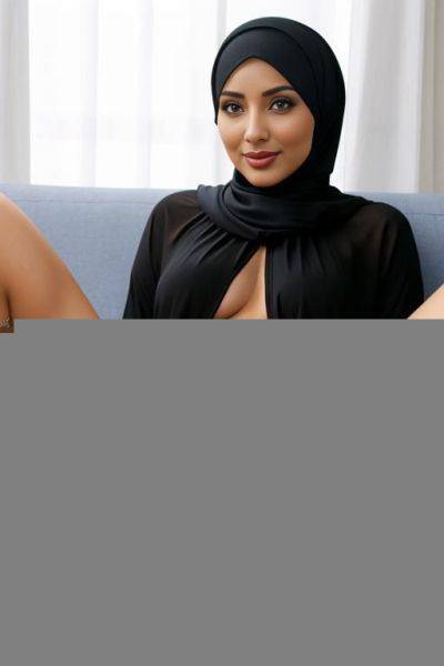 Hijab woman perfect body spread legs vagina - ai-porn.ai on pornintellect.com