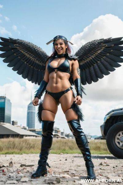 Wonan in shiny latex - ai-porn.ai on pornintellect.com